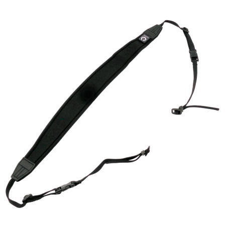 Camera Neckstrap - extra long + Quick release (Noir) Déc Caruba
