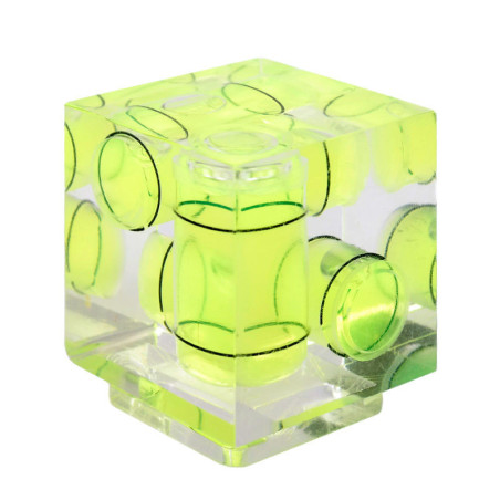 Niveau à bulle 3 dimensions fixation porte griffe Niveau Caruba