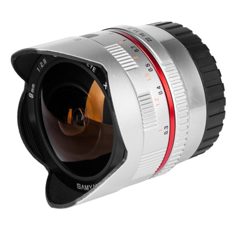 8 mm Fisheye F2.8 MC monture E Samyang