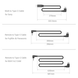 3324 Rosette Side Handle met Record Start/Stop Remote Trigger SmallRig