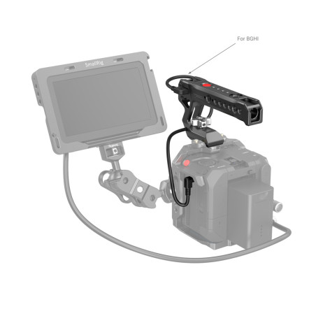 3322 NATO Top Handle met Record Start/Stop Remote Trigge SmallRig