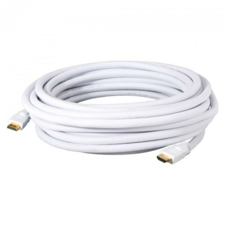 HDMI A Standard - HDMI A Standard Blanc 10m HDMI A Stand Cables-Cordons