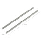 3684 15mm Roestvrij Stalen Rod - 40cm 16'' (2 stuks) 3684 15mm Roestvrij Stalen Rod - 40cm 16'' (2 stuks)