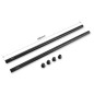 1054 2 stuks 15mm Zwart Aluminium Alloy Rod (M12-40cm) 16inch 1054 2 stuks 15mm Zwart Aluminium Alloy Rod (M12-40cm) 16inch