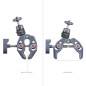 4102 Super Clamp Camera Mount Clamp with 360 degré Ballhead