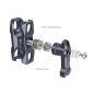 3874 Magic Arm with Dual Ball Heads (1/4?-20 Screw and ARRI locating Screw)