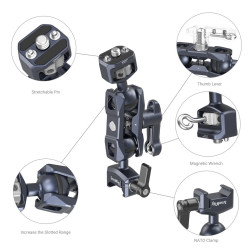 3875 Magic Arm with Dual Ball Heads (1/4?-20 Screw and N