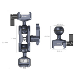 3875 Magic Arm with Dual Ball Heads (1/4?-20 Screw and N SmallRig
