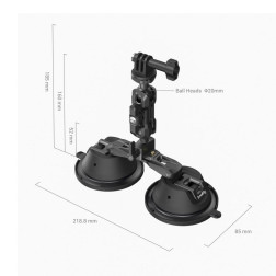 3566 Portable Dual Suction Cup Camera Mount SC-2K Découv SmallRig