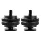 1631 Cold Shoe Adapter met 3/8'' naar 1/4'' Schroefdraad (2 stuks) 1631 Cold Shoe Adapter met 3/8'' naar 1/4'' Schroefdraad (2 stuks)