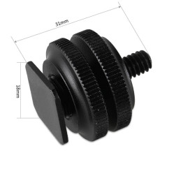 1631 Cold Shoe Adapter met 3/8'' naar 1/4'' Schroefdraad SmallRig
