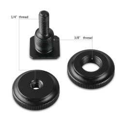 1631 Cold Shoe Adapter met 3/8'' naar 1/4'' Schroefdraad (2 stuks) SmallRig