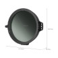 3864 95mm CPL-VND Filter Kit with Rod Clamp