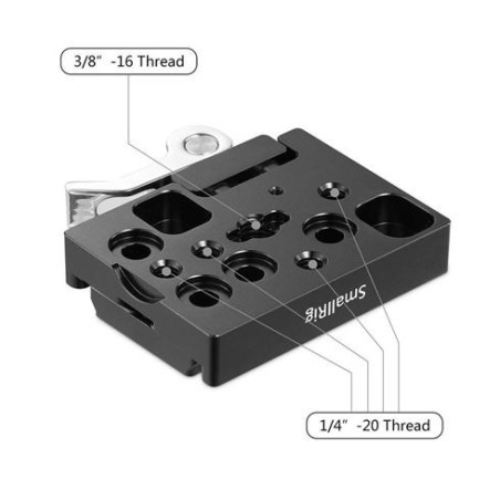 2144 Quick Release Klem en Plate (Compatible met Arca-ty