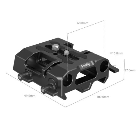 4002 15mm Dovetail Baseplate Découvrez la SmallRig 4002,