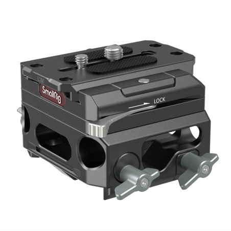 3067 Lichtgewicht Baseplate met Dual 15mm Rod Klem (Magn SmallRig