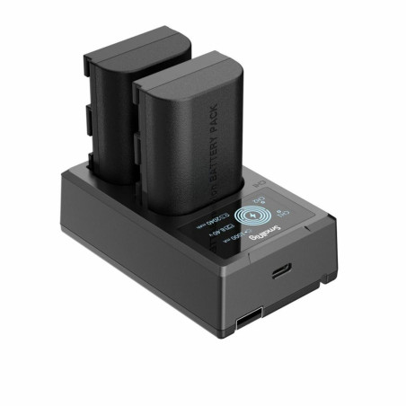 3821 Kit 2 batteries type LP-E6 et chargeur double Décou SmallRig