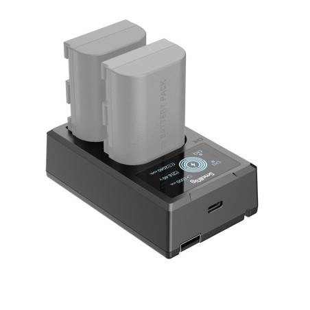 4084 Chargeur double pour batteries de type Canon LP-E D SmallRig