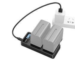 4086 Chargeur double batteries type Sony NP-F Découvrez SmallRig