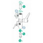 Adaptateur parapluie Lite-Tite pivotant en Aluminium Ex Demo Adaptateur parapluie Lite-Tite pivotant en Aluminium Ex Demo