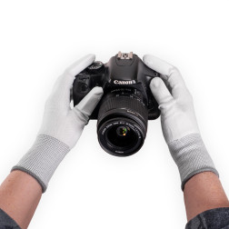 G-01 Gants de nettoyage antistatiques Blancs