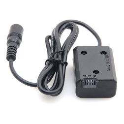 Sony NP-FW50 Full Decoding Dummy Battery (câble droit) Caruba