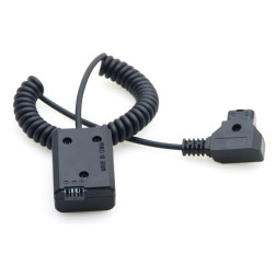 Sony NP-FW50 Full Decoding Dummy Battery + D-TAP (spring cable) Caruba