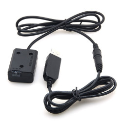 Sony NP-FW50 Full Decoding Dummy Battery + 5V 2A single USB cable Caruba