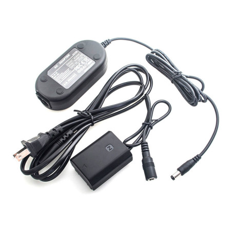 Sony NP-FZ100 Full Decoding Dummy Battery + AC-PW20 Power Adapter (US standard)