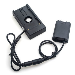 Sony NP-FZ100 Full Decoding Dummy Battery + F970 Battery Gusset (straight cable) Caruba