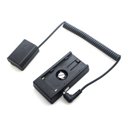 Sony NP-FZ100 Full Decoding Dummy Battery + F970 Battery Gusset (spring cable) Caruba