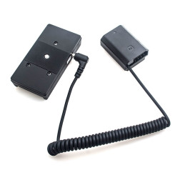 Sony NP-FZ100 Full Decoding Dummy Battery + F970 Battery Gusset (spring cable) Caruba