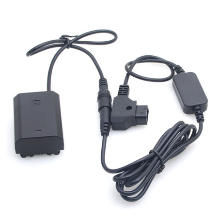 Sony NP-FZ100 Full Decoding Dummy Battery + D-TAP (straight cable) Caruba