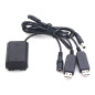 Sony NP-FZ100 Full Decoding Dummy Battery + 5V 2A dual USB cable Sony NP-FZ100 Full Decoding Dummy Battery + 5V 2A dual USB cable