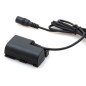 Canon LP-E6 Full Decoding Dummy Battery (câble droit) Canon LP-E6 Full Decoding Dummy Battery (câble droit)