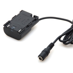 Canon LP-E6 Full Decoding Dummy Battery (câble droit) Caruba