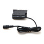 Canon LP-E6 Full Decoding Dummy Battery (câble droit) Canon LP-E6 Full Decoding Dummy Battery (câble droit)