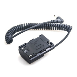 Canon LP-E6 Full Decoding Dummy Battery (spring cable)