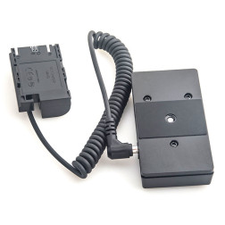 Canon LP-E6 Full Decoding Dummy Battery + F970 Battery Sleeve (spring cable) Caruba
