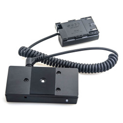 Canon LP-E6 Full Decoding Dummy Battery + F970 Battery Sleeve (spring cable) Caruba