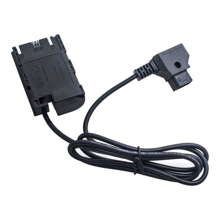 Canon LP-E6 Full Decoding Dummy Battery + D-TAP B Type Port (straight cable)