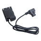 Canon LP-E6 Full Decoding Dummy Battery + D-TAP B Type Port (straight cable)