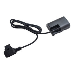 Canon LP-E6 Full Decoding Dummy Battery + D-TAP B Type Port (straight cable) Caruba