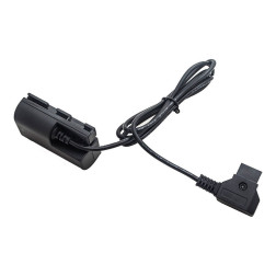 Canon LP-E6 Full Decoding Dummy Battery + D-TAP B Type Port (straight cable) Caruba