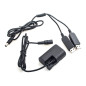 Canon LP-E6 Full Decoding Dummy Battery + 5V 2A Dual USB Cable Canon LP-E6 Full Decoding Dummy Battery + 5V 2A Dual USB Cable