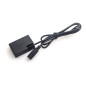 Canon LP-E17 (DR-E18) Dummy Battery (straight cable) Canon LP-E17 (DR-E18) Dummy Battery (straight cable)