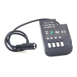 Panasonic DMW-DCC12 Full Decoding Dummy Battery (câble droit) Caruba