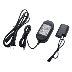 Panasonic DMW-DCC12 Full Decoding Dummy Battery + DMW-AC8 Power Adapter (US / European / UK standard) Caruba