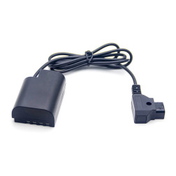 Panasonic DMW-DCC12 Full Decoding Dummy Battery + D-TAP B Type Port (straight cable) Caruba
