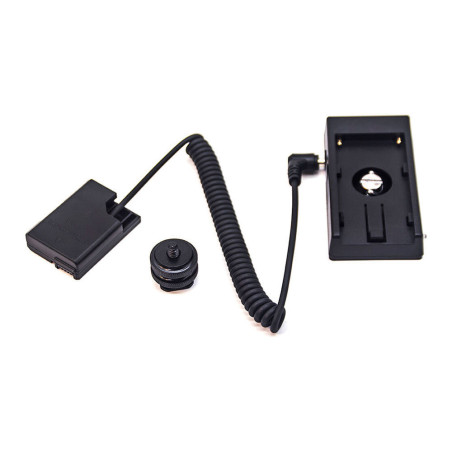 Nikon EN-EL14 Full Decoding Dummy Battery + F970 Battery Sleeve (spring cable)